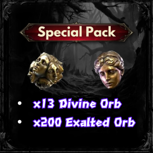 Special Pack : x13 Divine Orb + x200 Exalted Orb / Fast Delivery