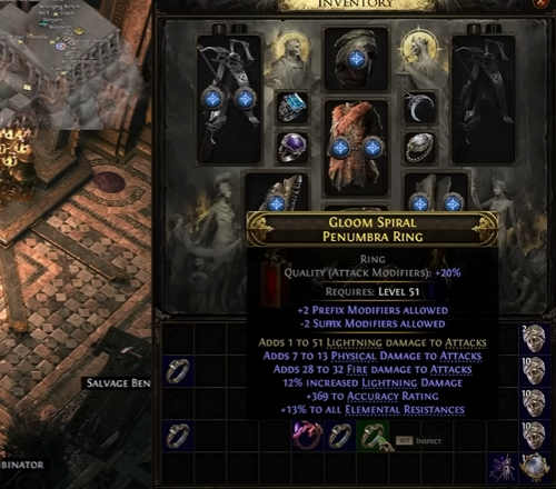 The Perfect Penumbra Ring Roll in PoE 2