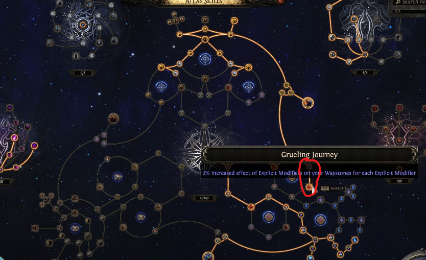 Nodes for Tablet and Waystone Enhancements