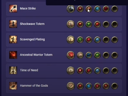 Skill Setup for Warbringer Warrior (Shockwave Totem + Mage Strike)