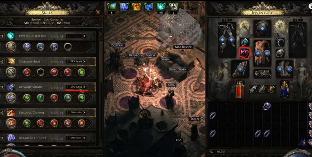 Practical Example: Damage Increase with Penumbra Rings