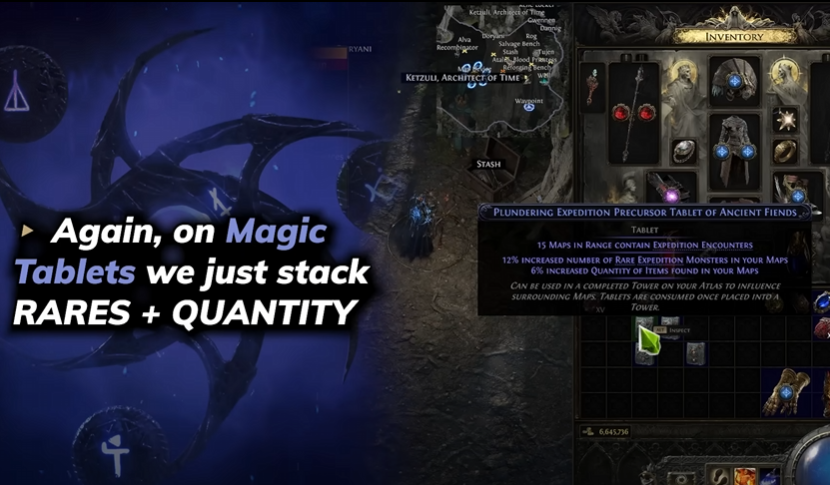 Tablet Setup for Divine Farm: Expedition Focus