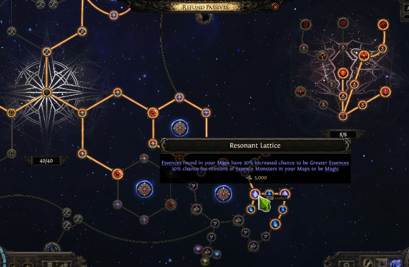 Resonate Lettice - Essence Farming Atlas Tree Strategy for Dawn of the Hunt 0.2