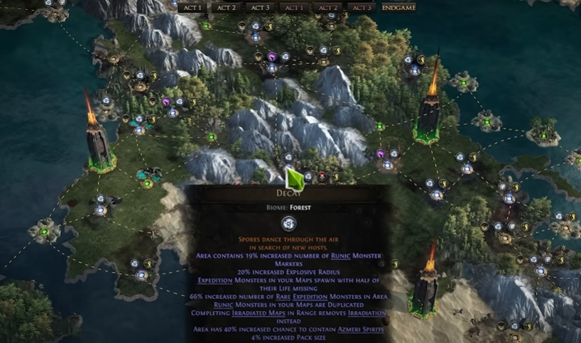 Ideal Maps and Rolling Strategy for Expedition Farm