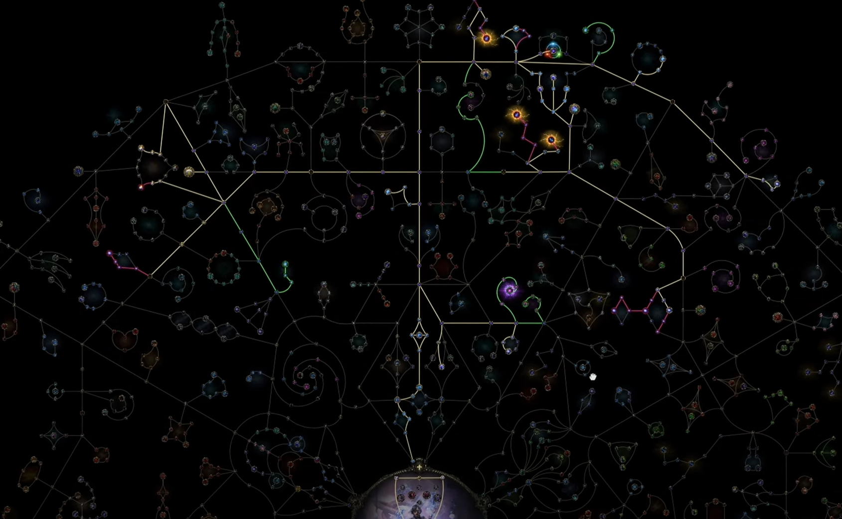 Passive Tree Setup for Chronomancer Sorceress (Spark + Time Freeze Hybrid)