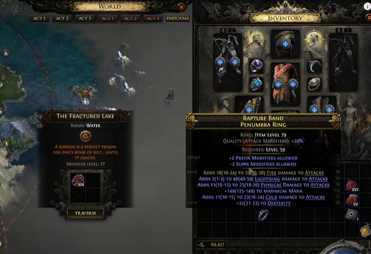 Profit from Penumbra Rings - Fractured Lake