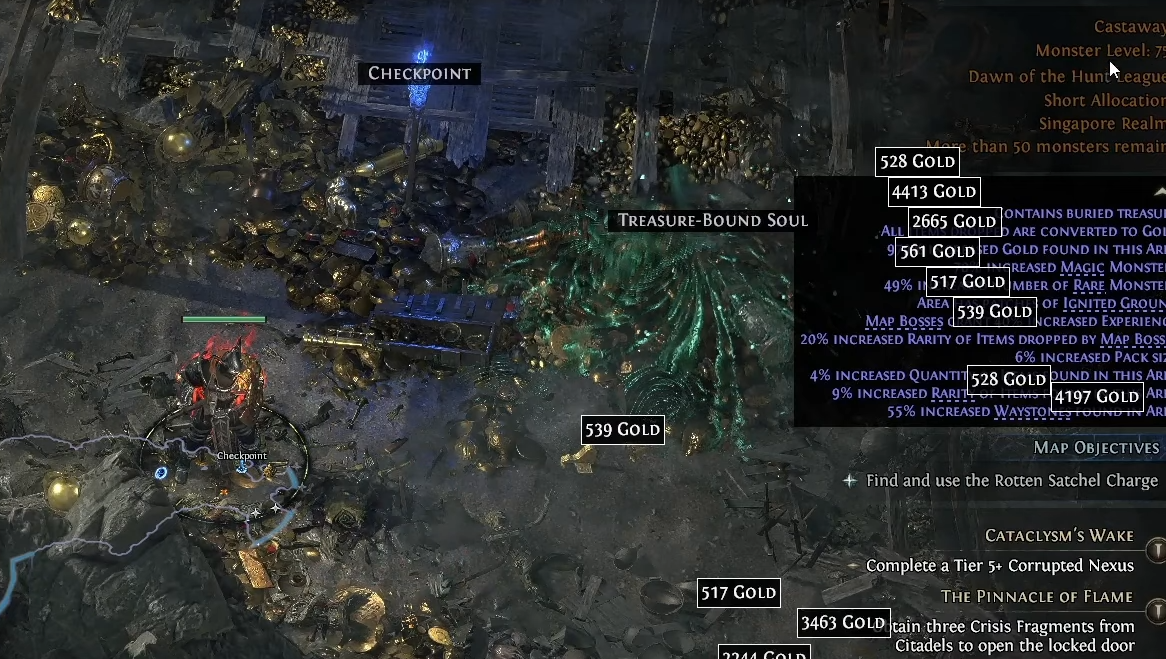 Best Unique Maps for Gold Farm in PoE 2 Dawn of the Hunt: The Castaway