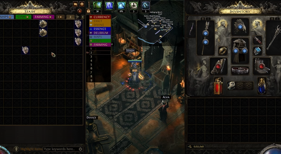 Inscribed Ultimatum Farming Profit Breakdown