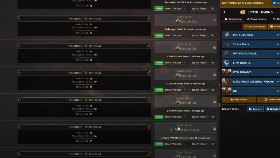 Finding the Right Inscribed Ultimatums in PoE 2 Dawn of the Hunt