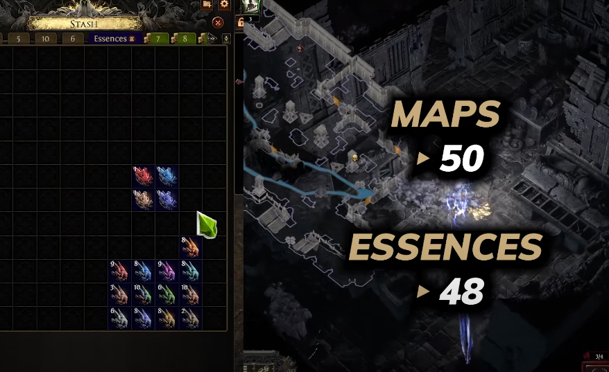 PoE 2 Essence Farm First Test Run: 50 Maps, No Tower Buffs