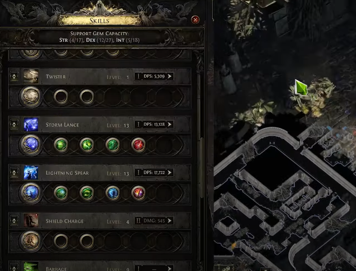 Skills Breakdown for Best XP Build in PoE 2 Dawn of the Hunt