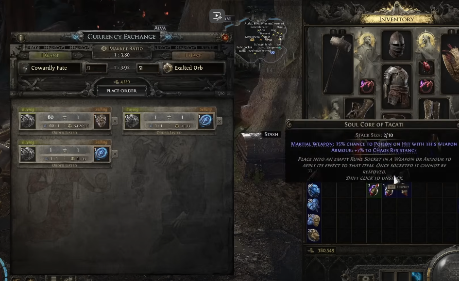 Soul Cores for Farming Currency in PoE 2 Dawn of the Hunt