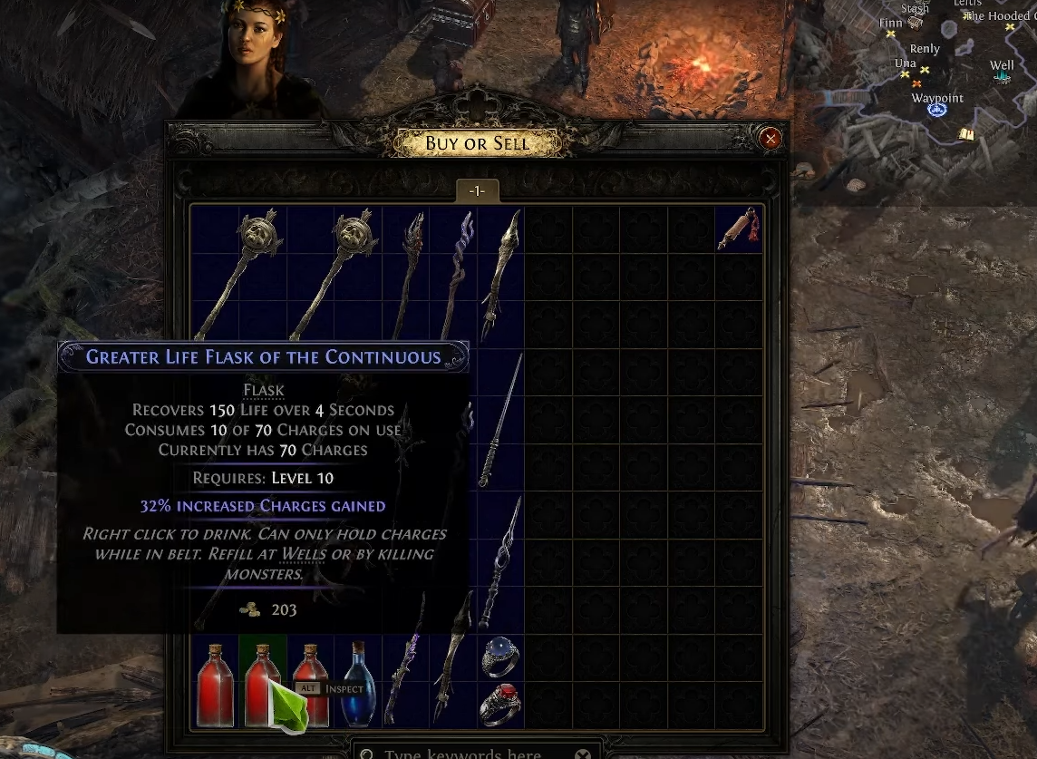 Updating Flasks in PoE 2 Dawn of the Hunt New League