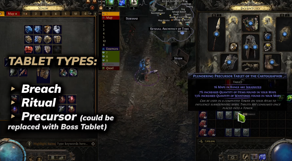 Tablet Strategy for Divine Farming (Totems)