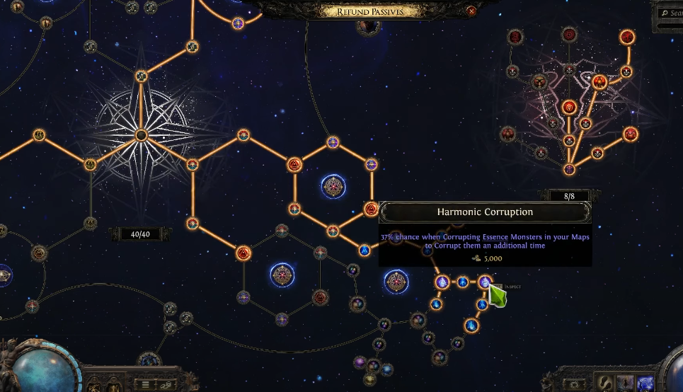 All Essence Chance Nodes - Essence Farming Atlas Tree Strategy for Dawn of the Hunt 0.2