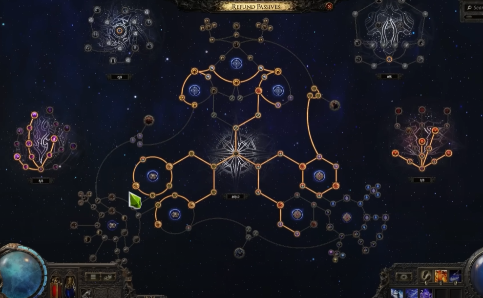 Atlas Tree Configuration for Optimal Ritual Divine Farming in PoE 2