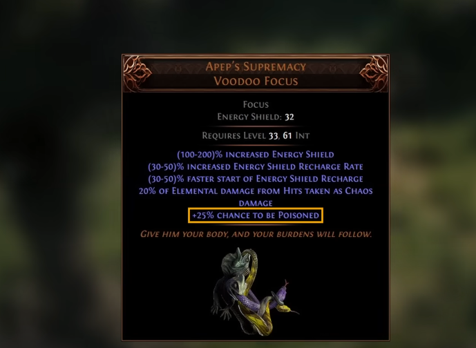 Poison Drawback? Not for CI in Apep's Supremacy