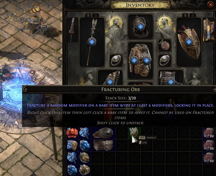 Fracturing Orbs in PoE 2