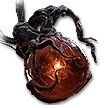 Revered Resin Amber Amulet