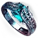 Heartbound Loop Pearl Ring