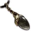 Serpent's Egg Gold Amulet