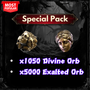 Special Pack : x1050 Divine Orb + x5000 Exalted Orb | Fast Delivery.