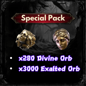 Special Pack : x280 Divine Orb + x3000 Exalted Orb | Fast Delivery!