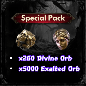 Special Pack : x260 Divine Orb + x5000 Exalted Orb / Fast Delivery