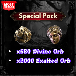 Special Pack : x680 Divine Orb + x2000 Exalted Orb | Fast Delivery