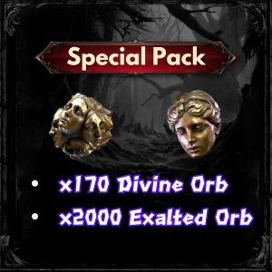 Special Pack : x170 Divine Orb + x2000 Exalted Orb / Fast Delivery