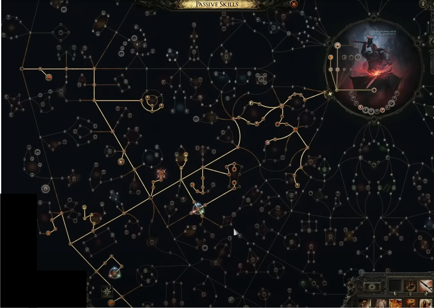 PoE 2 Dawn of the Hunt Escanor Ramp Warrior Smith of Kitava Build Atlas Passive Tree